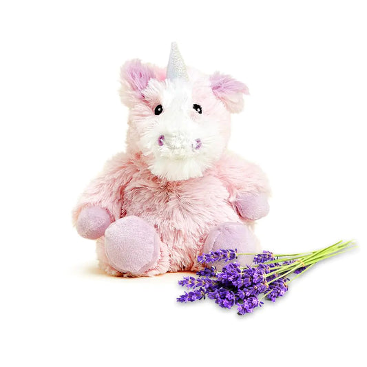 Warmies Junior Microwavable & Weighted Stuffed Animals Unicorn.
