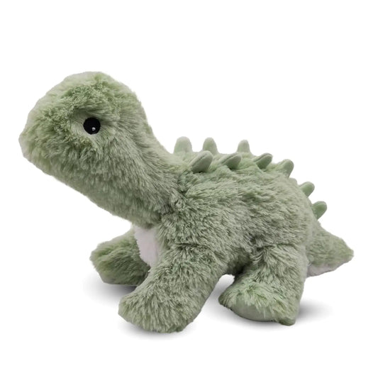 Warmies Microwavable & Weighted Stuffed Animals Green Dinosaur.
