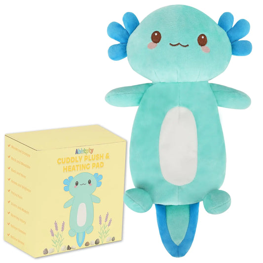 Warmies Microwavable & weighted Stuffed Animal Axolotl.