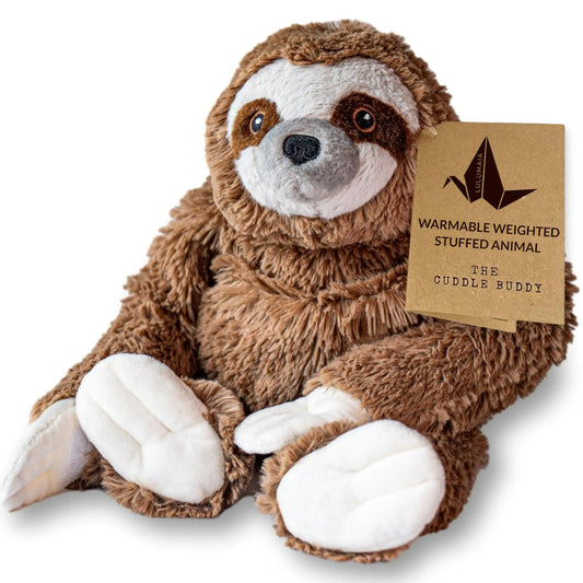 Warmies Extra Large Plush Microwaveable & Weighted Sloth.