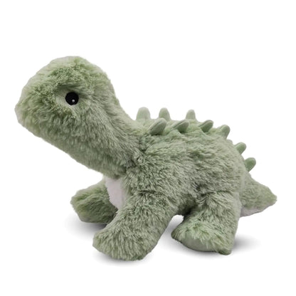Warmies Microwavable & Weighted Stuffed Animals Green Dinosaur.