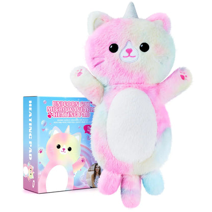 Warmies Microwavable & weighted stuffed animal unicorn cat.