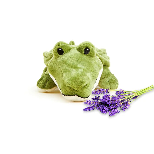 Warmies Junior Microwavable & Weighted Stuffed Animals Alligator.